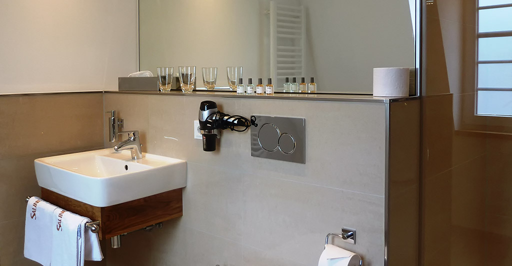 Badezimmer Hotel-Saline