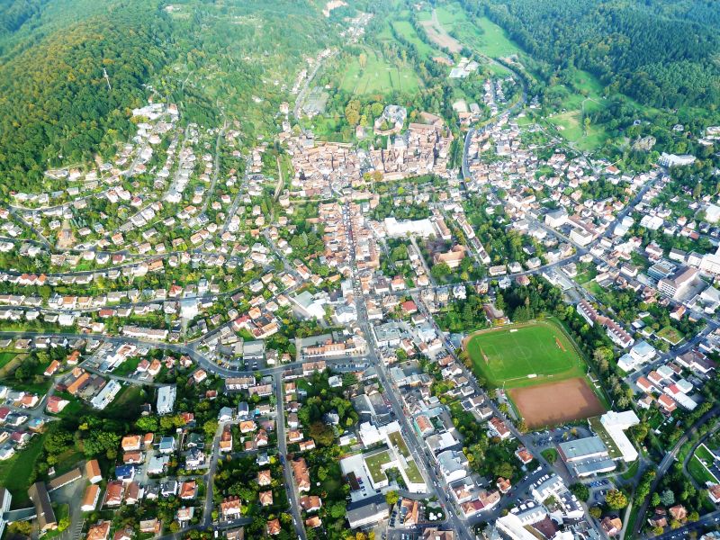 Büdingen von oben